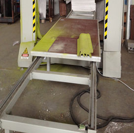 6kw Internet Kecepatan Abrasive Kawat Horizontal Foam Cutter untuk PVC / PU
