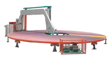 Lingkaran Horizontal Sponge Cutting Machine Untuk Flixible PU, Kuadrat Foam Cutting Machine