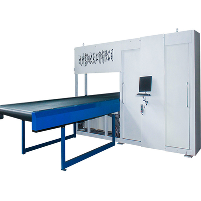 D&T Vertical Type Revolving Contour Cutter PU Rigid Foam Kecepatan Tinggi