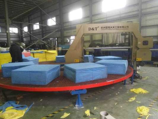 Blok busa pemotong Sponge Carousel Mesin pemotong Horisontal Carousel mesin pemisah