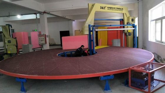 Blok busa pemotong Sponge Carousel Mesin pemotong Horisontal Carousel mesin pemisah