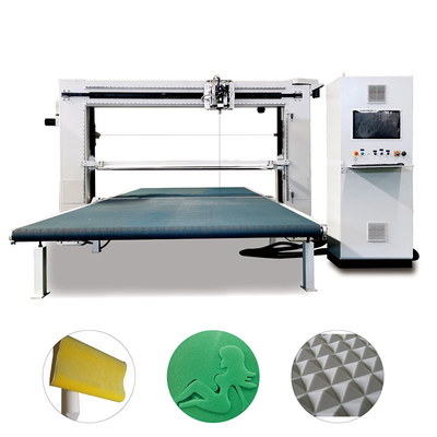 Mudah Dioperasikan DTC-SD2012 Mesin Pemotong Kontur Bilah Dual Oscillating Foam Untuk PU Foam Sponge