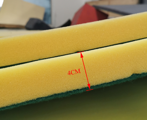 Papan penggosok hijau yang kasar dapur Sponge mesin lem khusus