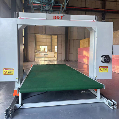 Mesin Cnc Polyurethane Kecepatan Tinggi Mesin pemotong busa horisontal untuk lembaran spons