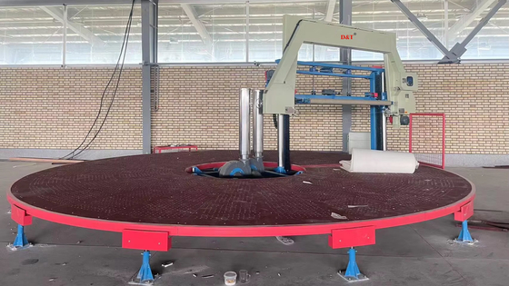 Mesin pemotong busa spons busa polyurethane carousel