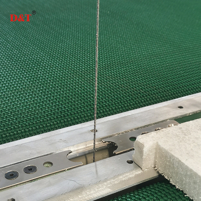 5 Roda Fast Wire Precision PU Foam Cutting Machine Untuk Rock Wool PIR EVA Vertical Cutter
