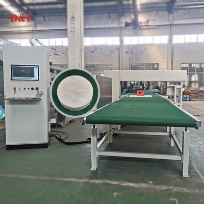 Mesin Pemotong Kontur dan Lembar Secara Otomatis Untuk Rockwool Mineral Wool Foamed Glass Polyurethane Foam
