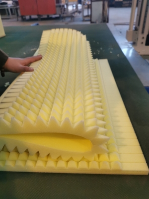 China Hot Sale CNC Oscillating Dual-Blade Foam Cutting Machine untuk Soft Flexible Sponge Shape Cutting