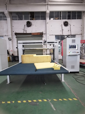 High Speed Oscillating Blade Cutter untuk Sponge dan Flexible PU Cutting dengan remote control nirkabel dan presisi tinggi