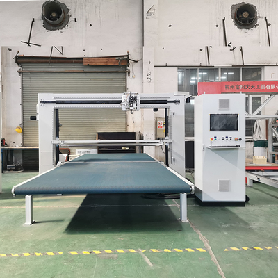 Mesin pemotong busa double-blade oscillating CNC untuk industri pemotong spons fleksibel