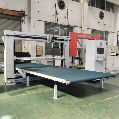 Mesin pemotong busa double-blade oscillating CNC untuk industri pemotong spons fleksibel