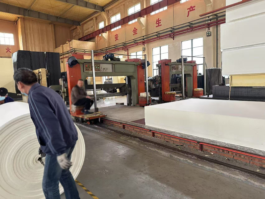 2-60 mm Mesin Pemotong Sponge Lanjutan Dengan Jalur Panduan Bingkai Utama Dan Jalur Sambungan Daya Elektronik