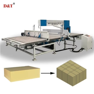 DTLQ-4L Model Mesin Pemotong Vertikal Otomatis untuk EVA dan Pearl Cotton dengan Platform Kerja dan Damping Tunggal