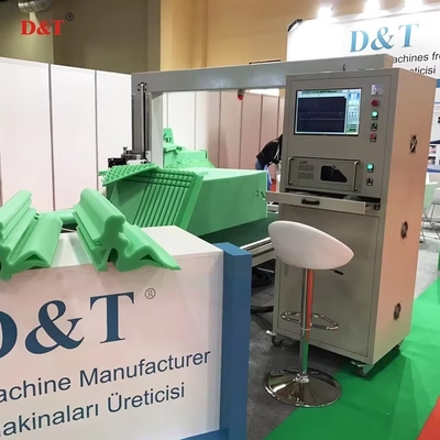 Pemotongan Busa Presisi dengan Pemotong Pisau Berosilasi CNC Bilah Ganda untuk Pelapis dan Dekorasi Furnitur