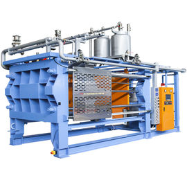 Biru Otomatis Dekoratif Panel EPS Bentuk Moulding Machine Kembali Jenis Ejeksi