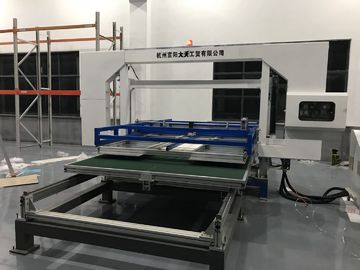 Sepenuhnya Otomatis Horisontal Mesin Pemotong Busa PU Polystyrene CNC Cut