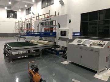 Sepenuhnya Otomatis Horisontal Mesin Pemotong Busa PU Polystyrene CNC Cut
