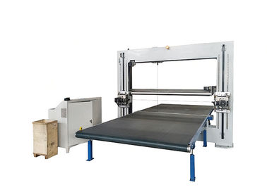 Otomatis Dual Blade Horizontal Dan Vertikal PU Busa Spons Mesin Pemotong CNC