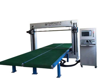 D & T Horizontal Fleksibel PU Foam Cutting Machine Oscillating Blade Contour Cutter
