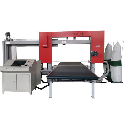 Mesin Pemotong Busa Pu CNC 2.0mm Pisau Horisontal Dan Vertikal