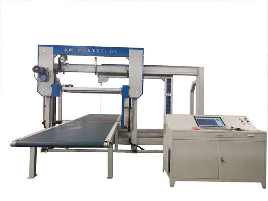 Pisau Ganda 10m / Min Mesin Pemotong CNC Untuk PU Fleksibel