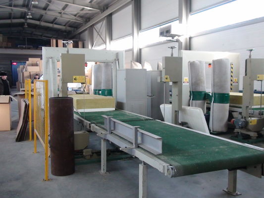 Mesin Pemotong Busa PU Vakum 8kw Vertikal 3000 * 1200 * 1200mm 2200kg 6m / Min