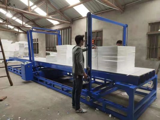 Mesin Pemotong EPS Industri Lini Produksi Busa 11.2KW Dengan Multiwires untuk memotong EPS menjadi irisan