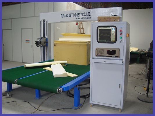 Mesin Pemotong Pisau Berosilasi Horisontal 6KW Polyurethane Untuk Bentuk 2D