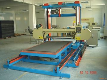 Polyurethane / PU Foam Horizontal Cutting Machine Otomatis Untuk Lembar Sponge