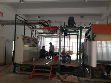 Tinggi Effeiciency Sponge Foam Line Produksi Penuh Horizontal Automatic berkelanjutan