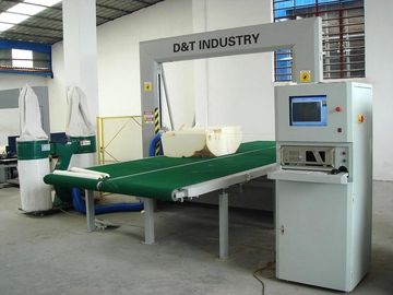 Presisi Tinggi CNC PVC / PE 2D Mesin Pemotong Busa Hemat Energi 6m / Min