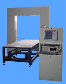 Komputerisasi Lima Wheel PU Foam Cutting Machine Kompleks Bantal Bentuk 8.5kW