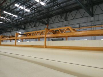 Horizontal berkelanjutan Foam Unit Mesin Produksi Line Clamp Panjang Foam Blok