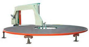 Disesuaikan High Performance Sponge Cutting Machine, Lingkaran Horizontal Cutter
