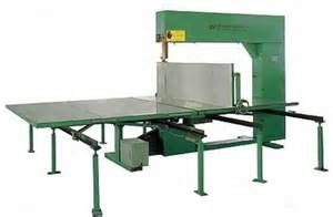 Digital Half-otomatis Sponge Line Produksi 900mm, Sponge Vertikal Cutter