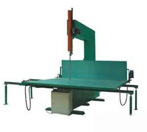 Matress Sponge Vertikal Cutting Machine Dengan Linear Panduan Posisi Handwheel 1.74kw