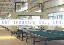 Panjang Lembar Sponge Line Produksi / Foam Cutting Machine Dengan Sliding Bingkai