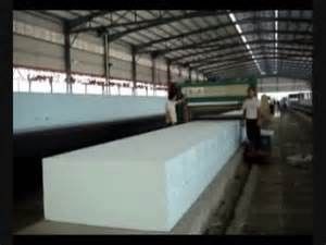 Jalur produksi spons untuk pembuatan spons sepenuhnya otomatis dan 4m x 3.2m x 3.2m Stirs Mix Rack 17,5m x 2,4m x 1,2m Terowongan pengeringan 16,9m