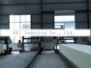 Horisontal panjang Lembar Mesin Sponge Cutting Untuk Rigid PU Foam 60m / Min