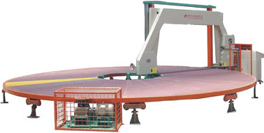 Putaran PU Edaran Foam Cutting Machine Digital, Lingkaran Horizontal Cutter