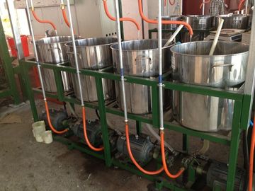 Jalur produksi spons untuk pembuatan spons sepenuhnya otomatis dan 4m x 3.2m x 3.2m Stirs Mix Rack 17,5m x 2,4m x 1,2m Terowongan pengeringan 16,9m