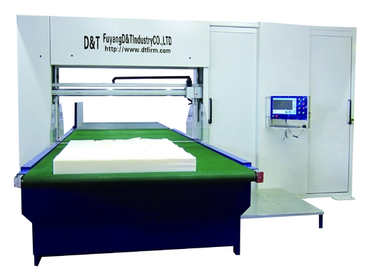 PU Horizontal Foam Cutting Machine Untuk Spons Sheet 2mm CE