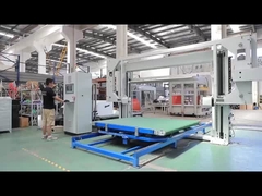 Mesin pemotong kontur berputar pisau cincin PU busa horisontal DTC-R2012V5