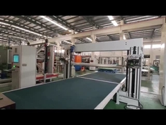 Otomatis Dual Blade Horizontal Dan Vertikal PU Foam Sponge CNC Mesin Pemotong
