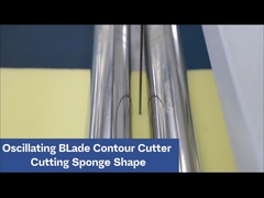 Dual Blade Horizontal PU Foam Sponge Mesin Pemotong CNC Otomatis