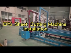 Peralatan pemotong busa Eps standar dengan transduser, mesin pemotong lembaran Thermocol