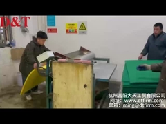 D & T abrasive hijau menggosok pad dapur Sponge mesin khusus lem