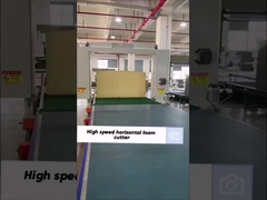 Kualitas baik CNC Sponge Horisontal kaku busa Mesin Pemotong Otomatis