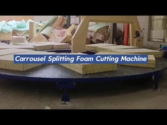 Mesin Pemotong Sponge Horizontal Lingkaran Untuk Flexible PU, Mesin Pemotong Foam Kuadrat