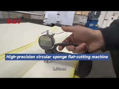 Mesin pemotong busa bulat PU Digital, Lingkaran pemotong horizontal